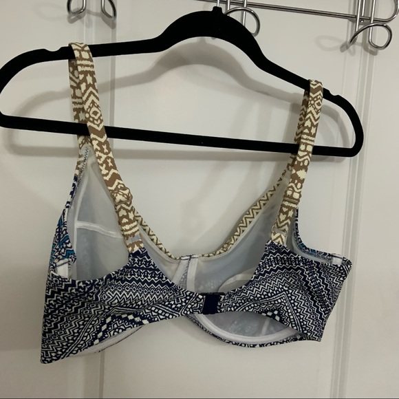 38I Fantasie Swimwear Granada Gather Underwired Full Cup Bikini Top Ink - Picture 5 of 6